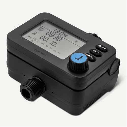 Amazon Basics Single-Outlet Hose Watering Timer, Digital Programmable, 1 Pack view 3