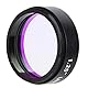 Tbest 1,25-Zoll-31,7-mm-Filter UHC-Lichtverschmutzungs-Unterdrückungslinse für Astronomische Teleskope - Schwarz, Aluminium, Verbessungsfilter, einfach/minimalistisch