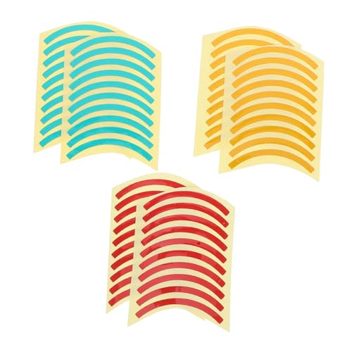 MUCKLILY 60pcs High Visibility Uv-protected Pressure Gauge Marking Stickers Labels for Calibration Safety