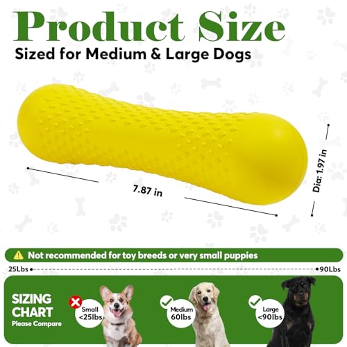 Image of Kimee Natural Rubber Dog Chew Toys Tough Dog Toys for Aggressive Chewers