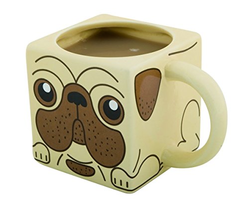 Spinning Hat Pug Tea and Coffee Mug