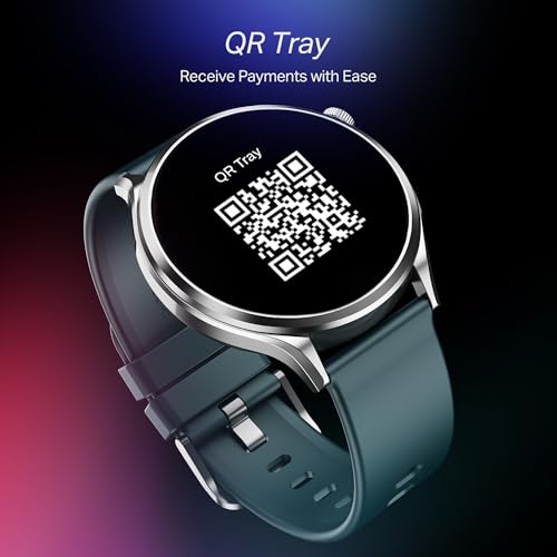 Image of boAt Lunar Discovery Pro, 1.39 inch Display, Premium Metal Build, Round Dial, Emergency SOS, Functional Crown, Multiple Sports Modes, HR,SpO2 & Sleep Tracking, Smart Watch for Men & Women (Active Blue)