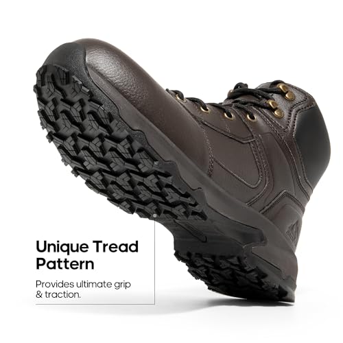 NORTIV 8 Steel Toe Boots for Men Safety Construction Work Boots,Waterproof3