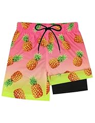 Pink Green Gradient With Pineapples