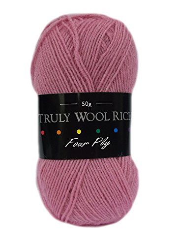 Truly Woolrich 4ply Rose Pink