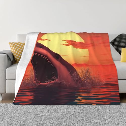 Jeté de canapé polaire baleine douce couverture réversible pour lit