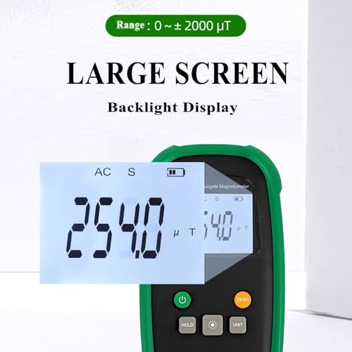 Magnetómetro de flujo 2000 μT con sensor uniaxial y USB miniatura 3