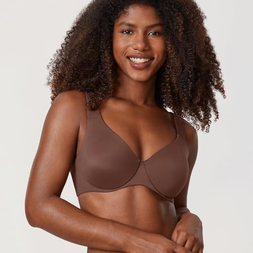 Image of DELIMIRA Minimizer Bras for Women Full Coverage Plus Size Underwire Unlined Supportive Seamless Bra