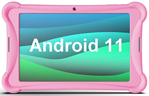 Visual Land Tablet 10 Inch Android 11 Tablets, Prestige Elite 10Qh Android 11 10.1 Inch Hd Ips Tablet, 32Gb Storage, 2Gb Ram, Quad-Core Processor, With Protective Bumper Case - Pink (2022 Release) #TOP1