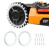 SWAWIS Ø225mm Punte per Robot Tosaerba Metallo Miglioramento della Trazione