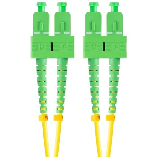 Lanberg Tubo Fibra 2M Mono SC/APC-SC/APC Duplex G657A1 Lszh Giallo - 4