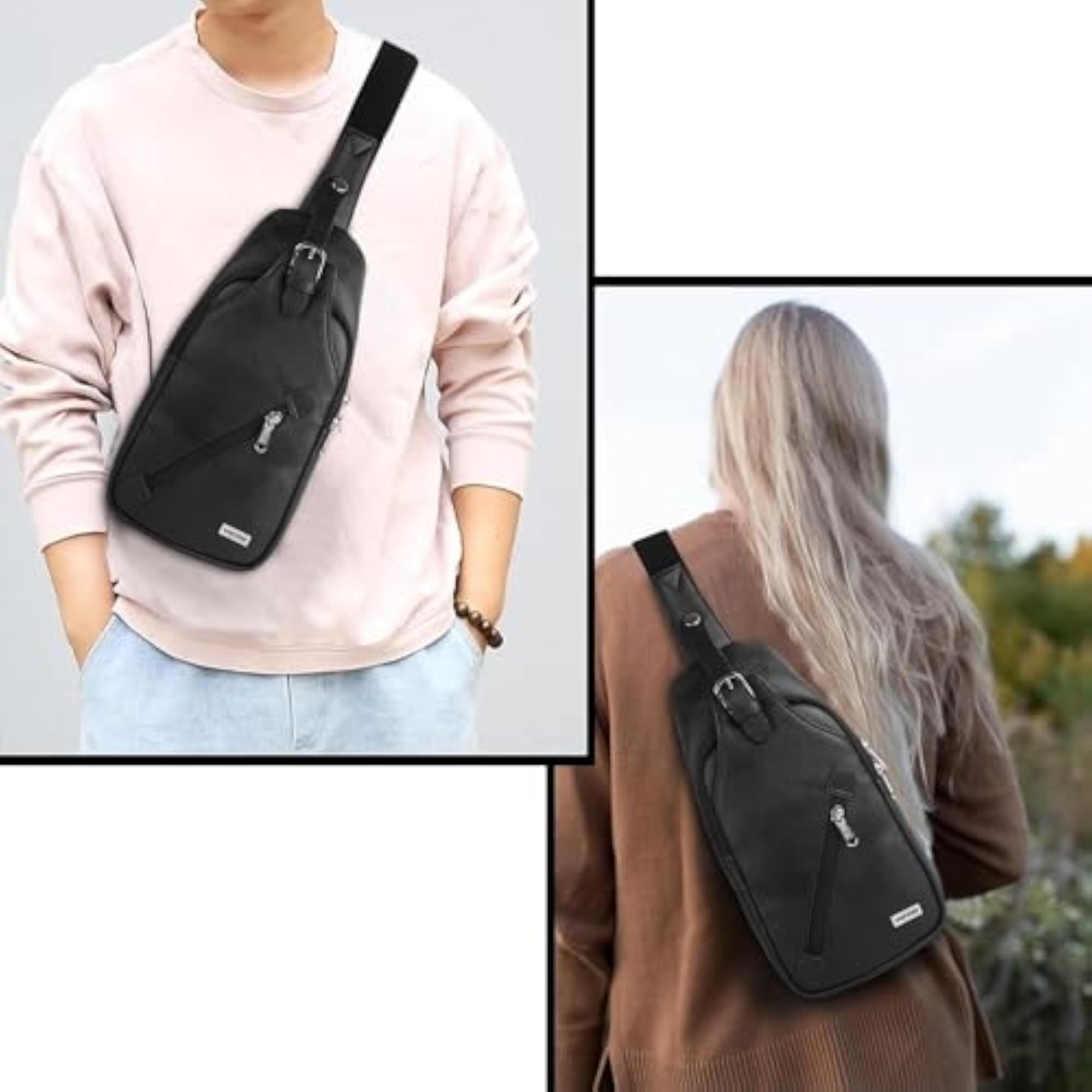 Vegan Leather Fanny Pack for Unisex