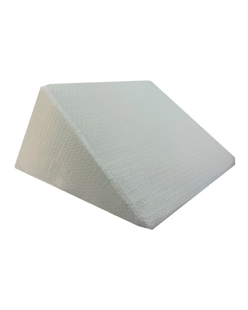 ZETA TEX - Cojín con Forma de Cuña para Cama y Sofá, Sujeción de Espalda Almohada de Lectura 40 x 30 x 48 cm Texturas Home