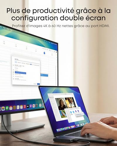 Concentrateur USB C Anker Nano 6 en 1 5 Gb/ - vue 4