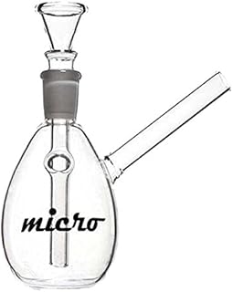 Micro Glasbong Bowl - 14cm, 14,5 mm - Head&Nature Bong-Kollektion