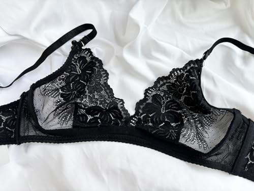 Ensemble de bralette confortable Cassie sous-vêtement en dentelle chic