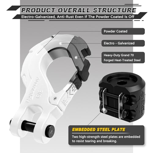 image for AUTMATCH Winch Hook 3/8