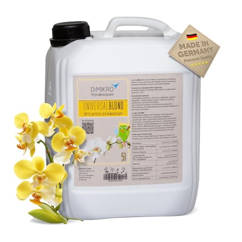 Effektive Mikroorganismen aktiv universalBlond - EMa - EM aktiv - DIMIKRO® - gebrauchsfertig für Haushalt & Garten - 100% vegan & natürlich (5 Liter Kanister)