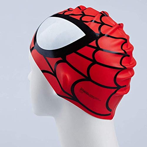 Touca Silicone Touquinha Infantil Peixinho Homem Aranha Spiderman Esporte Natação Piscina Nadar Meni