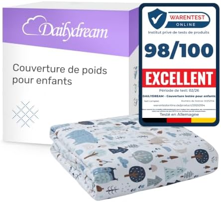 Dailydream Couverture Lestée Enfant | thérapeutique | 90x120 cm |...