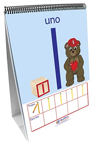 Image of Newpath Learning Numbers 1-10 Flip Charts Set - Spanish Language