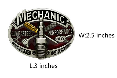 Belt Buckle Professional Worker Style Performance Accessories (Mechanic Guaranteen) #TOP4