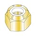 5/8-11 Light Hex Standard/NE Nylon Insert Locknuts/Steel/Zinc Yellow (Carton: 200 pcs)