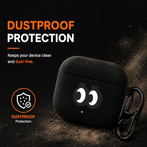 Image of Anvique Silicone Case for OnePlus Buds 4 Pro,Shockproof Protective Cover, Scratch Resistant, Lightweight, Precise Fit with Charging Access (CuteEYE)