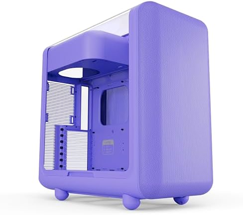 Hyte X50 Modern Performance ATX Mid-Tower PC Gaming Case - Taro Milk (Purple): image 1 of 8