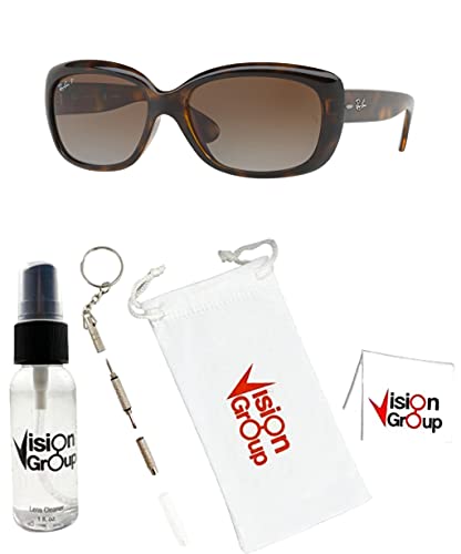 Ray-Ban RB4101 Jackie Ohh Sunglasses + Vision Group Accessories Bundle2