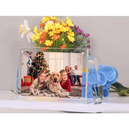 NIUBEE Acryl-Bilderrahmen, 20,3 x 25,4 cm, transparent, doppelseitig, magnetisch, 3 Stück – Ansicht 4