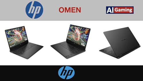 Image of HP OMEN AI Gaming Laptop 17.3 inch 240Hz IPS QHD Display (AMD Ryzen AI 9 365, GeForce RTX 5070 8GB, 64GB DDR5, 512GB PCIe SSD, RGB KB, WiFi 6, Webcam, Bluetooth 5.4, Win 11 Pro) w /DKZ USB Port Expander