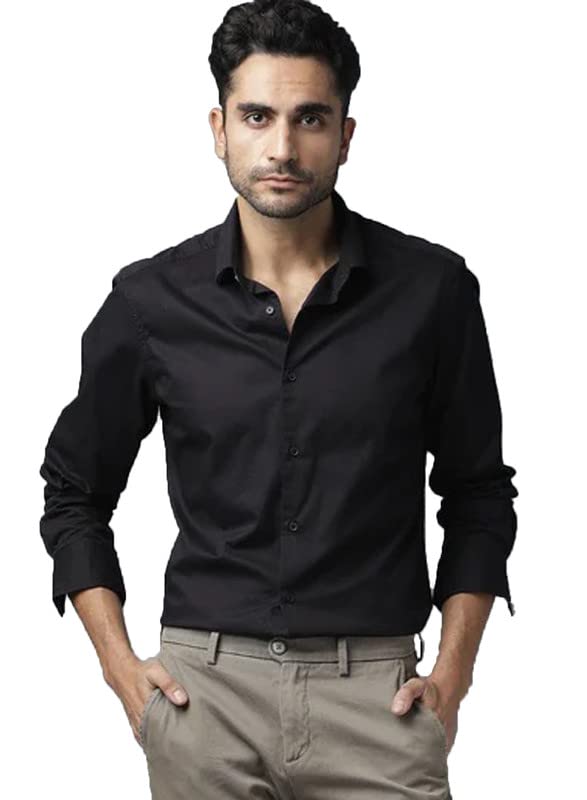 Image of U-Turn Casual Shirt for Men || Shirt for Men Stylish || Men Stylish Shirt || Men Solid Plain Shirt