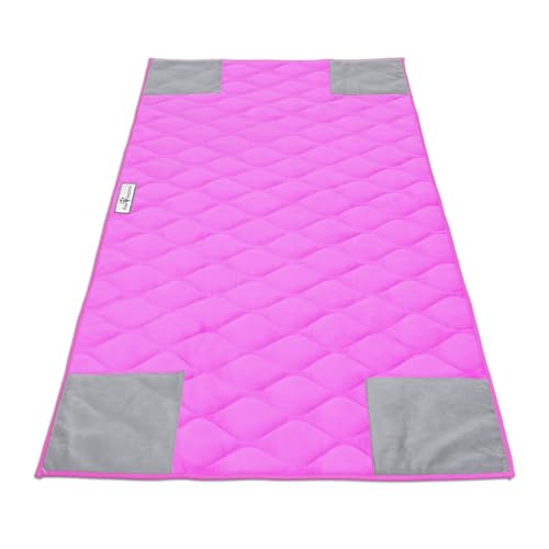 Paw Inspired PopCorner Guinea Pig Cage Liners | Washable Fleece Bedding or Pet Bed Mat for Small Animals | Super Absorbent Pee Pad with Reinforced Corners and Waterproof Bottom (C&C 2x4, Pink) - image 8