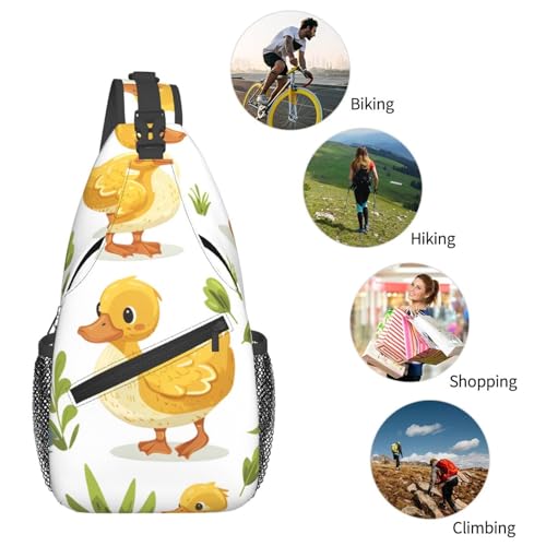 Bolso bandolera para mujer y hombre diseño pato miniatura 6