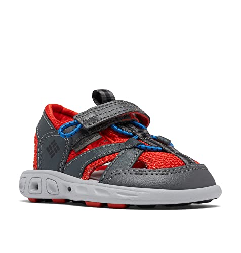 Columbia Childrens Techsun Wave Sandalias De Senderismo Y Trekking para Unisex niños, Gris (Dark Grey x Spicy), 28 EU