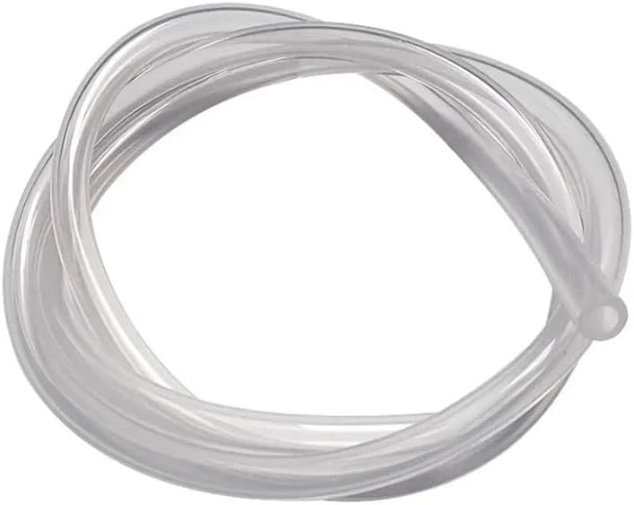 Clear Silicone Tube for Aquarium, Flexible Air Hose Oxygen Tubing, 1M 5M Translucent Water Pipe for Fish Tank Air Pump Accessories(Transparent 5M)
