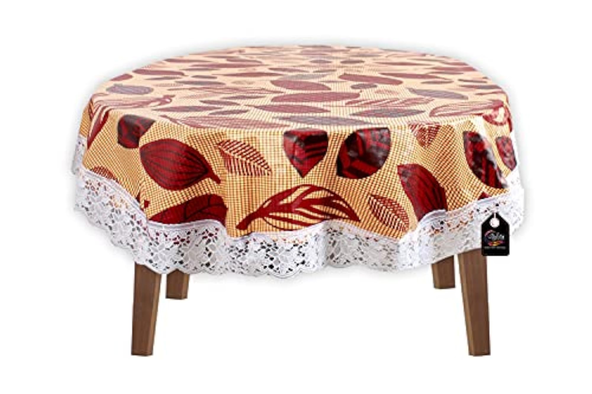 Oval Shaped 8 Seater Table Cover, Ditzy Pattern