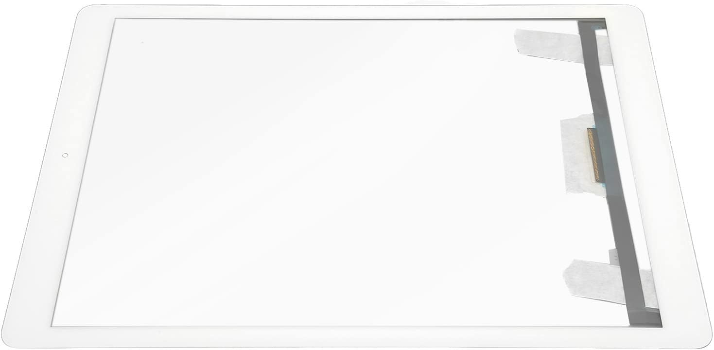 White Glass Touch Screen Panel Digitizer Replacement for Tablet Pro 12.9in 2nd Gen, Made of Durably Tempered Glass, for Repairing Damaged Screens, Installation Required