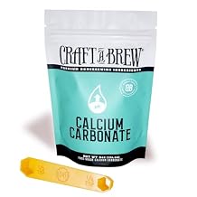 Craft A Brew - Calcium Carbonate - Enhance Yeast Performance - Helps Maintain Balanced pH in Brewing Water - Improve Clarity & Reduce Unwanted Proteins - 8oz Package