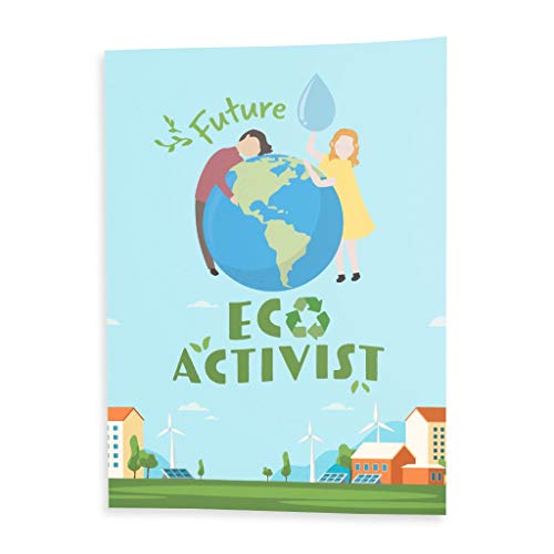 Affiche Future Eco Activist pour éveiller la conscience