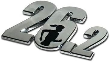 Marathon "26.2" Premier Chrome Metal Auto Emblem - w/ Running Lady