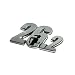 Marathon "26.2" Premier Chrome Metal Auto Emblem - w/ Running Lady