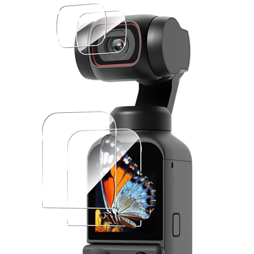 Seninhi �Ή� DJI POCKET 2 / DJI OSMO POCKET �K���X�t�B���� �y3���Z�b�g �� �i�� ���{���Ɏq�f�ސ��z�Ή� DJI POCKET2 �����K���X �t�� DJI POCKET 2/DJI OSMO POCKET �ی�t�B