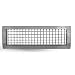 Produktbild Lüftungsgitter mit Doppellamelle für Wickelfalzrohr 325x75 bis 625x225 mm verz (425 x 75 mm)