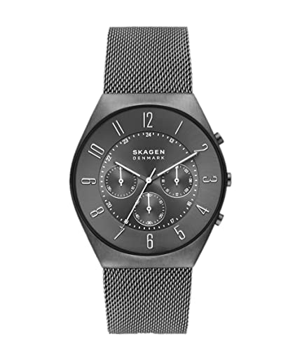 Skagen Herren Quarz-Chronograph Uhr mit Armband GRENEN CHRONOGRAPH SKW6821