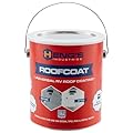 Tough Grade Factory RV Rubber Roof Coating | 1 Gallon, White | UV-Resistant, Heat Reflective, Waterproof Sealant | Flexible, Durable, Non-Toxic Protection for RV Roofs, Vents & Fixtures