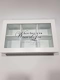 Caja de organización ideal para tener al alcance de la mano todos vuestros saquitos de té e infusiones.