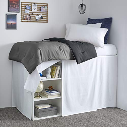 Nautica - Twin XL Size Cotton Twill Bed Skirt with Split Corners - image 2