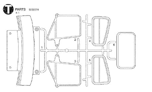 TAMIYA 309225074 Knight Hauler 56314 T-Parts, Tinted
